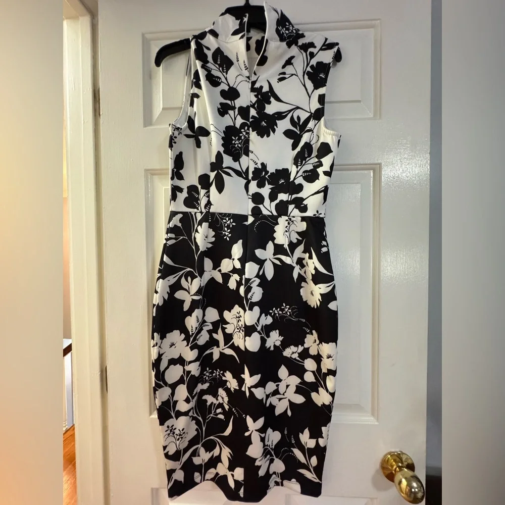 Venus Black & White Dress - Picture 3 of 6